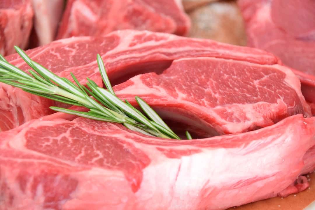 Fresh marbled halaal steaks and chops at Khan's Butchery, Lenasia South